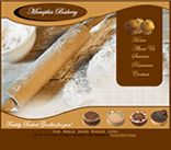 cake baking website template