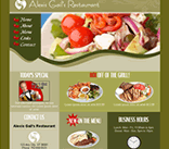 upscale restaurant website templates