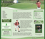 golf web templates