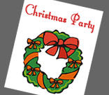 christmas party  invitation template