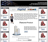 computer keyboard ecommerce web site template e-commerce