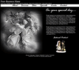 wedding website  business template, wedding invitations, wedding decorations, wedding flowers, wedding gowns black classy elegant