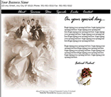 wedding website  business template, wedding invitations, wedding decorations, wedding flowers, wedding gowns sephia tone classy elegant