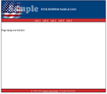 flag web page template