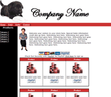 Pets Dog Puppy Ecommerce Web Site Template