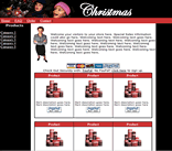 Christmas Holiday Ecommerce Web Site Template