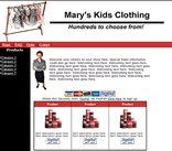 Kids Clothing Dresses Ecommerce Web Site Template