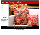 pillow home furnishings interior design home decor decorating furniture store web template