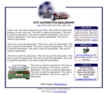automotive dealership auto car dealer salesman web site template