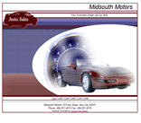 automotive car dealer dealership web template