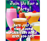 summer party web template