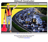 road construction web template