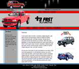 truck web template