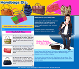 handbags purse web template