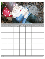 gnome calendar templates