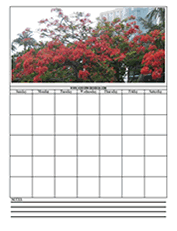 red myrtle calendar templates