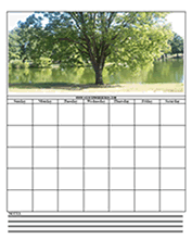 big tree printable calendar