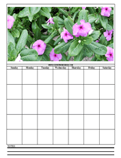 vinca printable calendar templates