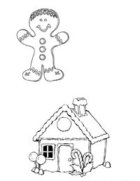 christmas gingerbread man house