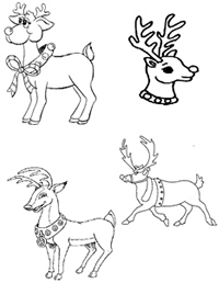 christmas reindeer rudolph
