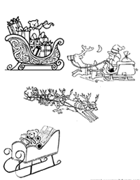 santa's sleigh presents