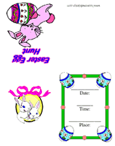 Free "Easter Egg Hunt" Invitation Template