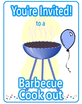 cookout party invitation
