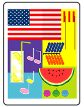 4th of july greeting cards