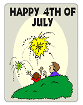 4th of july greeting cards