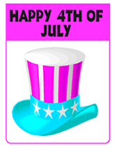 4th of july greeting cards