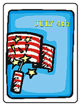 4th of july greeting cards