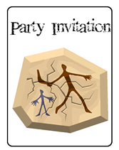 printable aboriginal art party invitations
