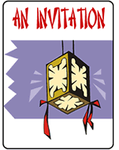 Asian Party invitations