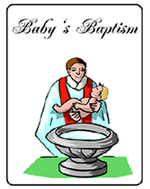 Baby's Baptism Invitation Template