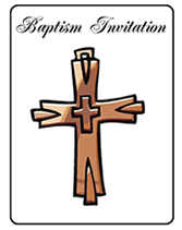 Baptism Invitation Template