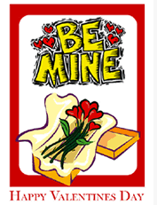 valentines day greeting card