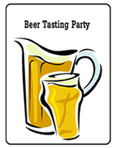 printable beertasting party invitations