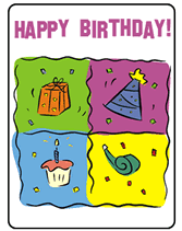 (5) Birthday Greetings To Print