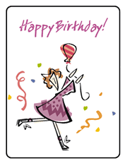 happy birthday greetings to print