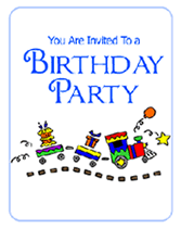 birthday party invitation templates