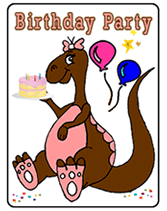 dinosaur birthday party invitation templates