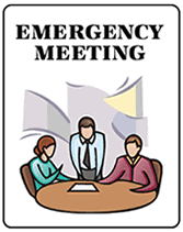 Free Emergency Meeting Invitations
