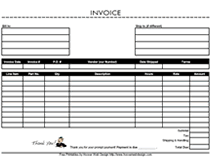 free blank invoice form template