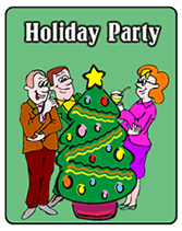Free Business Holiday Party Invitation