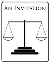Free Legal Theme Party Invitations