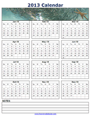 download printable calendars 2013