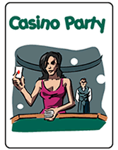 printable Casino party invites