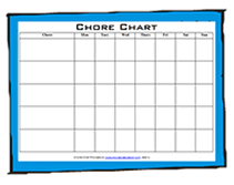 free printable chore charts for boys