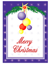 free printable christmas greeting card ornaments