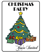 printable christmas party invitations